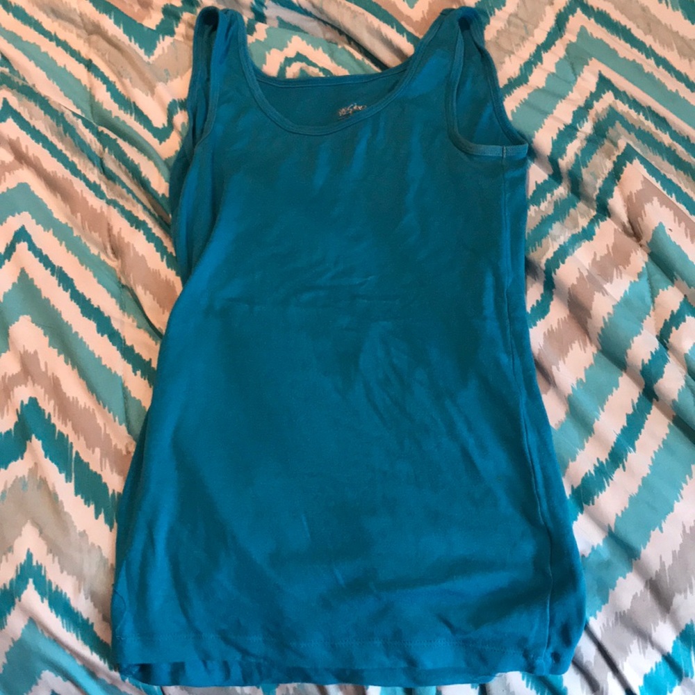 Blue tank top